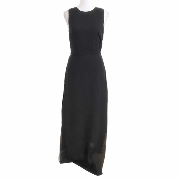 MODERN CITIZEN BLACK SLEEVELESS SIDE SLIT MAXI FORMAL DRESS - S - Picture 2 of 7